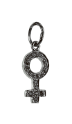 Woman Sign Charm silver